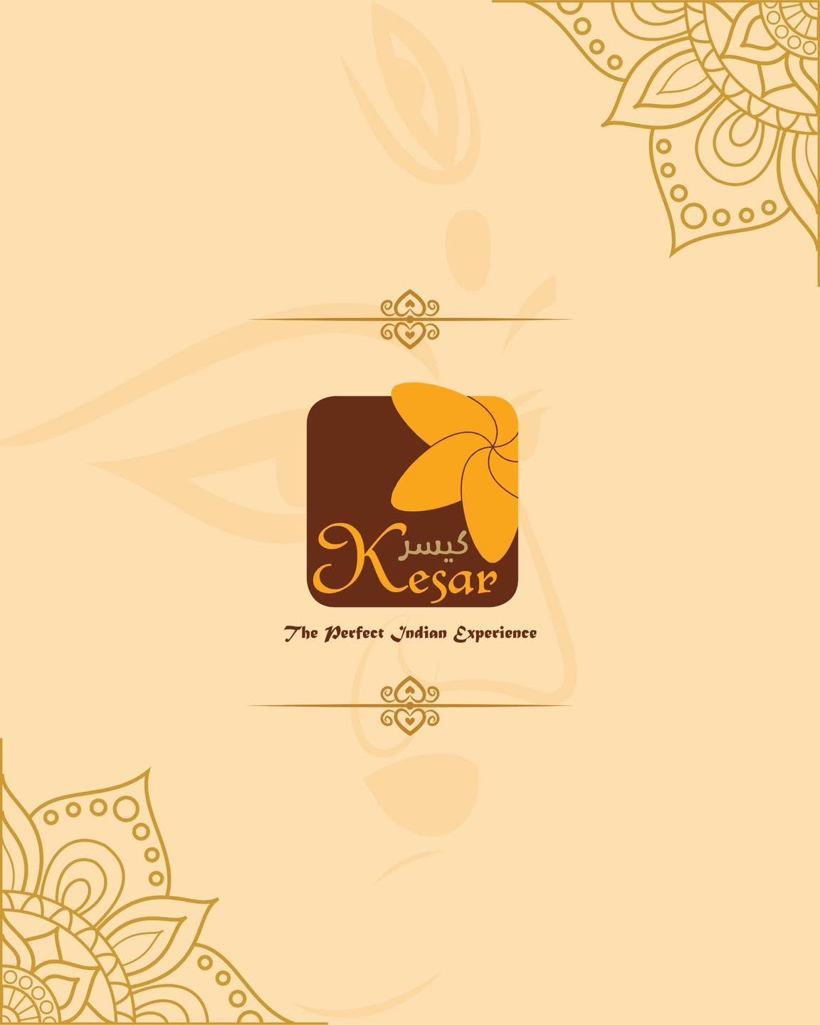 Kesar brand theme and logo